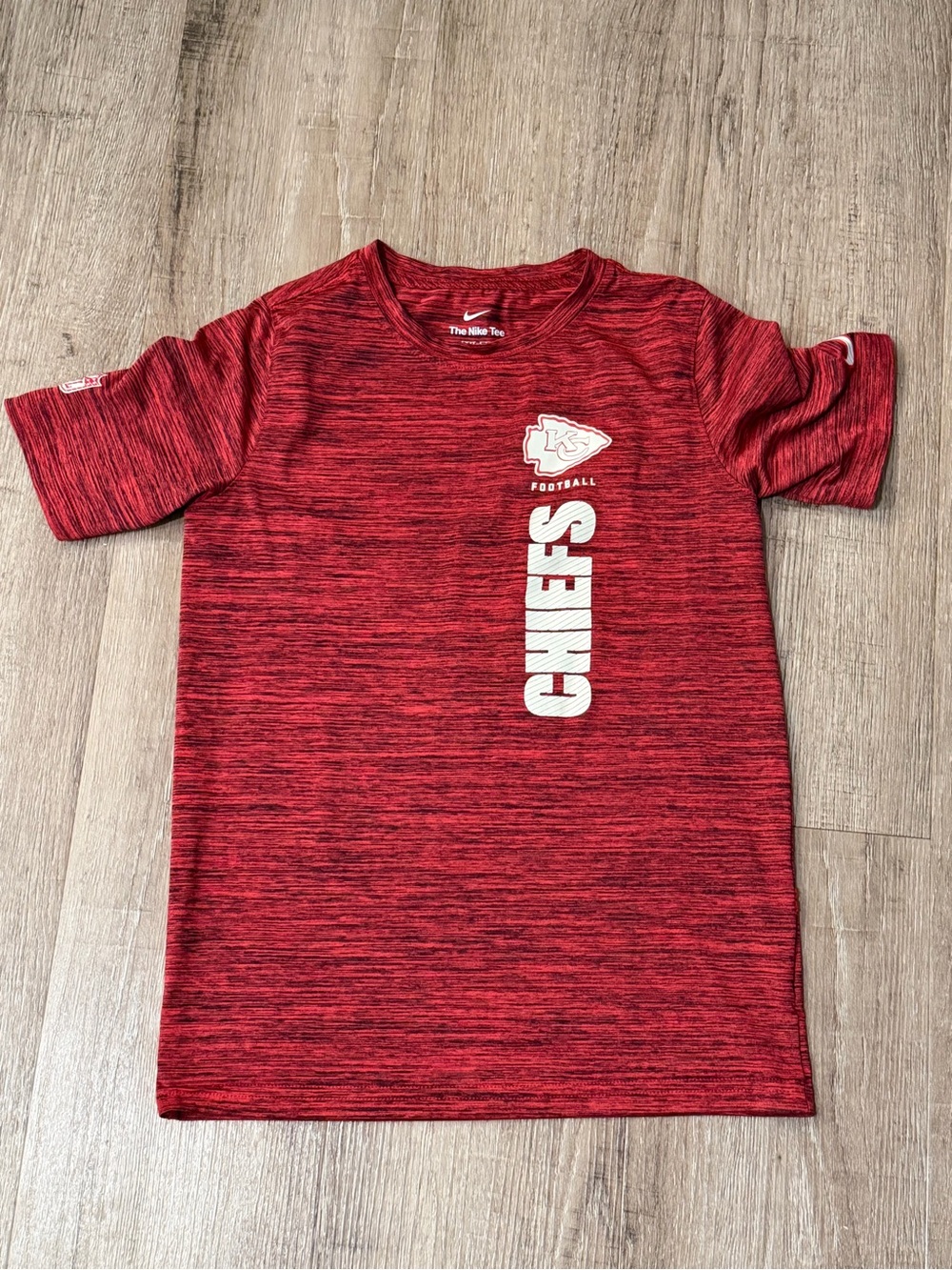 Nike Kids Red Heather Chiefs Graphic Tee